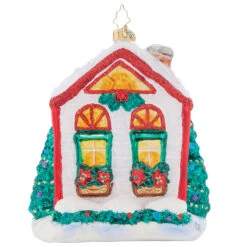Christopher Radko Santa's Holiday Home Glass Christmas Ornament 1021674 5 Christopher Radko Santa's Holiday Home Glass Christmas Ornament 1021674 -The Jelly Christmas Shop 1021674.BACK 48678.1677003554