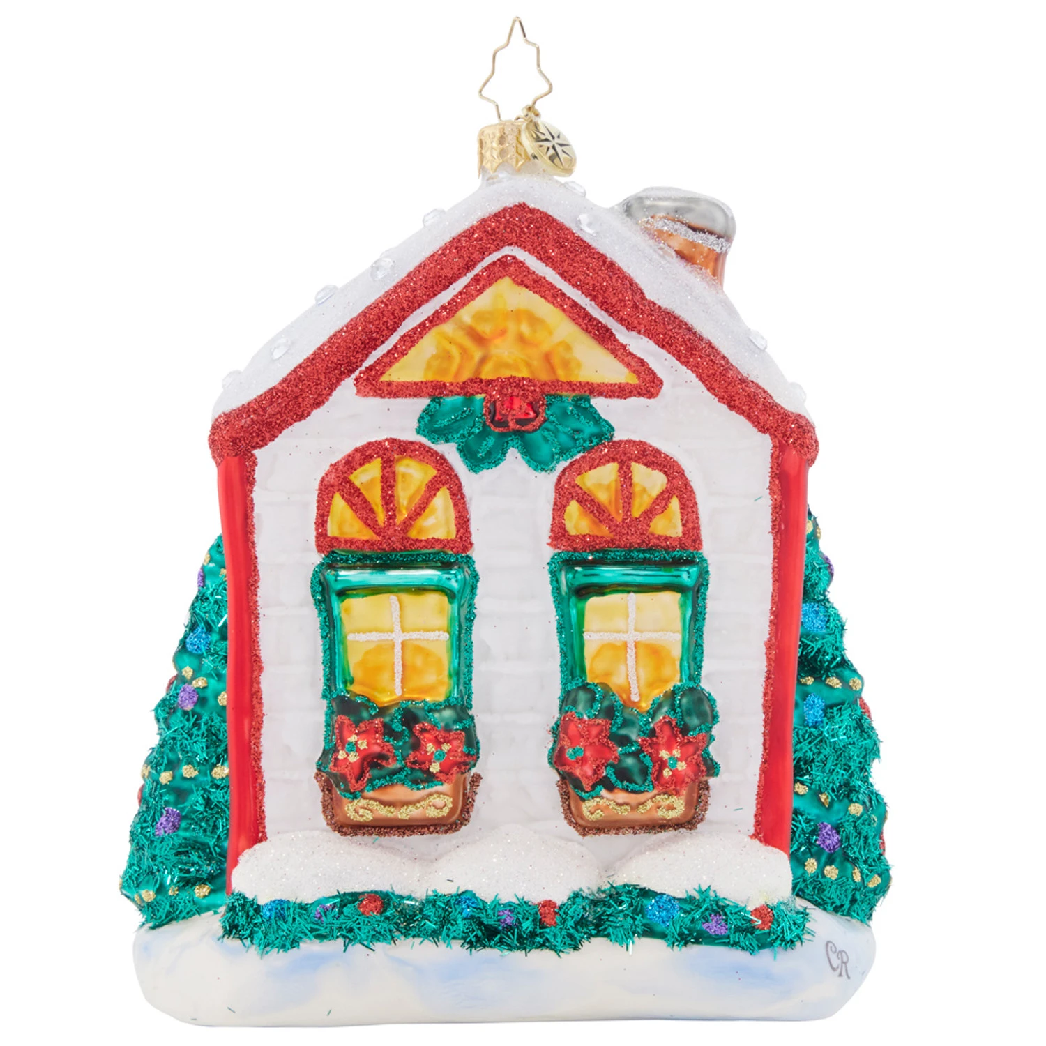 Christopher Radko Santa's Holiday Home Glass Christmas Ornament 1021674 4 Christopher Radko Santa's Holiday Home Glass Christmas Ornament 1021674 - Image 2