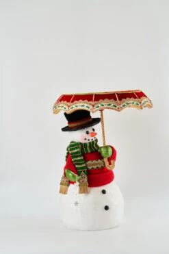 Katherine's Collection All The Trimmings Snowman With Serving Tray Umbrella 28-228569 9 Katherine's Collection All The Trimmings Snowman With Serving Tray Umbrella 28-228569 -The Jelly Christmas Shop 28 228569 3 15818.1643831037