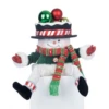 Katherine's Collection 13.25" Peppermint Palace Snowman Christmas Candy Container Lanky Leg 28-328529 -The Jelly Christmas Shop 28 328529 84549.1681314677