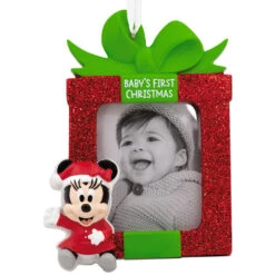 Hallmark Minnie Baby's First Christmas Photo Holder Personalized Christmas Ornament 3HCM0995