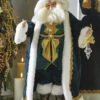 Raz 24.25" Evergreen And Gold Santa Figure Christmas Decoration 4202398 1 Raz 24.25" Evergreen And Gold Santa Figure Christmas Decoration 4202398 -The Jelly Christmas Shop 4202398 21170.1656599535
