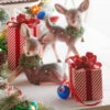 Raz Set Of 2 Striped Package Christmas Ornament Or Decoration 4202415 -The Jelly Christmas Shop 4202415 edit 90708.1656600491