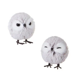 Raz 4" Set Of 2 Owl Christmas Ornament 4203486