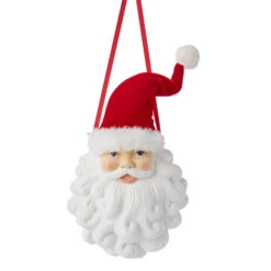 Raz 7.5" Santa Face Christmas Ornament 4210282 -The Jelly Christmas Shop 4210282 1 35815.1648059886