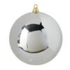 Raz 10" Large Shiny Silver Ball Christmas Ornament 4214857 -The Jelly Christmas Shop 4214857 71787.1689189704
