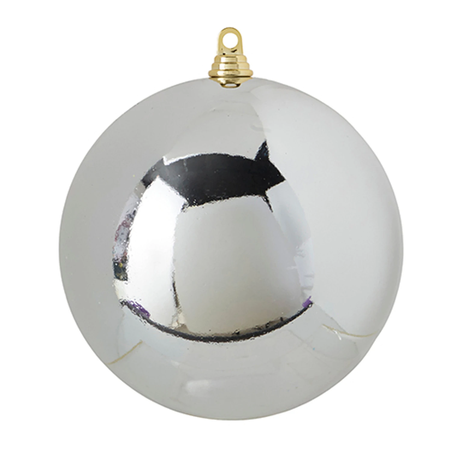 Raz 10" Large Shiny Silver Ball Christmas Ornament 4214857 3 Raz 10" Large Shiny Silver Ball Christmas Ornament 4214857