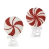 Raz 12" Peppermint Christmas Tree Topper 4216233 -The Jelly Christmas Shop 4216233 55171.1648737781
