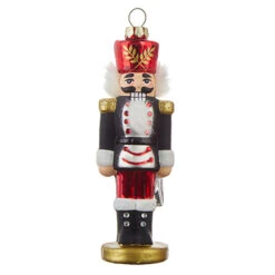 Raz 5.75" Nutcracker Glass Christmas Ornament 4220229 -The Jelly Christmas Shop 4220229a 75190.1649259781