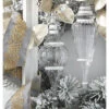 Raz 15.5" Large Clear Finial With Glitter Glass Christmas Ornament 4224530 -The Jelly Christmas Shop 4224530 edit 70636.1657832312