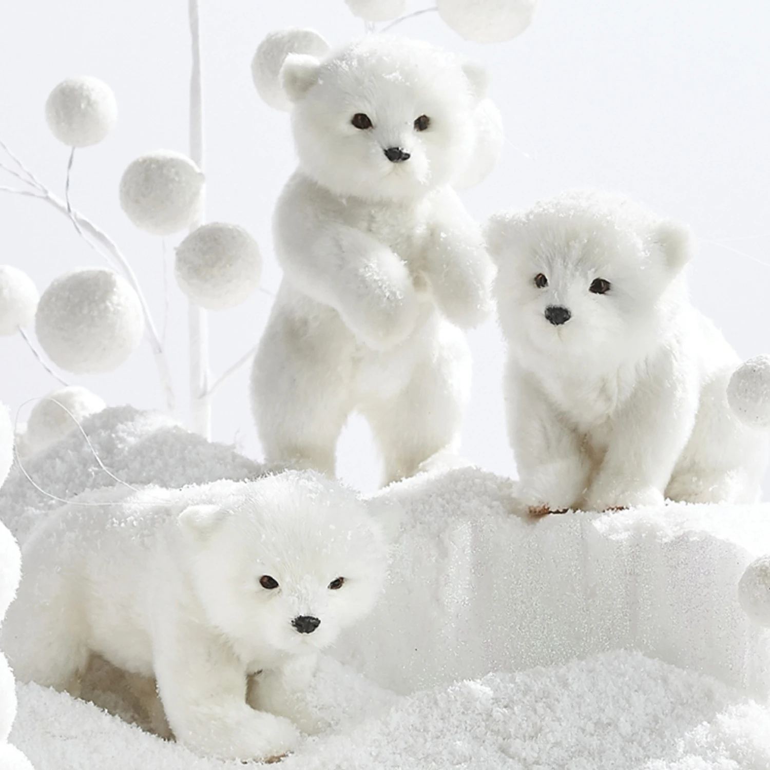 Raz 6.25" Polar Bear Cub Christmas Ornament 4250102