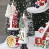 Raz Eric Cortina 6.5" Elegant Snowflake Santa With Reflector Glass Christmas Ornament 4253162 -The Jelly Christmas Shop 4253162 edit 20557.1657917307