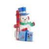 Raz 4" Ski Trip Snowman Christmas Ornament 4307012 -The Jelly Christmas Shop 4307012 00027.1681331436