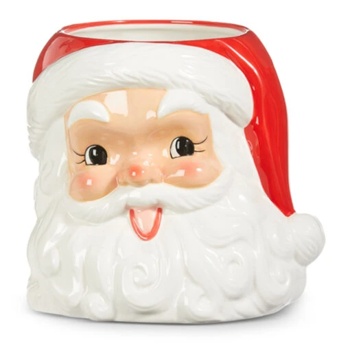 Raz 8.75" Santa Container Christmas Decoration 4310260 - Image 2