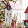 Raz 13.5" Red Roof House Christmas Decoration 4312336 -The Jelly Christmas Shop 4312336 edit 66803.1682431691