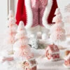 Raz 9" Set Of 3 Pink Snowy Bottle Brush Trees 4316059 -The Jelly Christmas Shop 4316059 edit 80147.1683060616