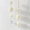 Raz 7.5" Set Of 2 Pearl Drop Christmas Ornament 4316084 -The Jelly Christmas Shop 4316084 04385.1683138078