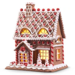 Raz 12" Lighted Realistic Gingerbread House Christmas Decoration 4316086 -The Jelly Christmas Shop 4316086 52415.1683141431