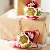 Raz 3" Red And Gold Vintage Glass Christmas Ornament 4320019 -The Jelly Christmas Shop 4320019 2 46168.1683667303