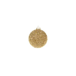 Raz 4" Gold Beaded Glass Christmas Ornament 4322807 -The Jelly Christmas Shop 4322807a 66047.1684180257
