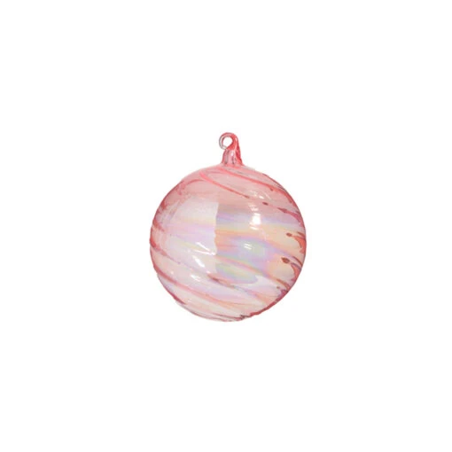 Raz 5" Pink Blown Glass Christmas Ornament 4324512 - Image 3