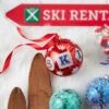 Raz 5" Large SKI Glass Ball Christmas Ornament 4324516 -The Jelly Christmas Shop 4324516 edit 50171.1684847820