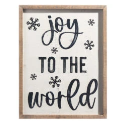 Raz Black And White Wooden Framed Christmas Signs -The Jelly Christmas Shop 4328044 52563.1690996744