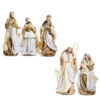 Raz Gold And Ivory Holy Family And Wisemen Nativity Set -The Jelly Christmas Shop 4340229 edit 16569.1691001541