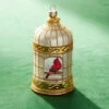Raz 5.25" Cardinal In Birdcage Glass Christmas Ornament 4352858 -The Jelly Christmas Shop 4352858 45750.1691003980