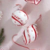 Raz 4.5" Beaded Peppermint And Pink Glass Christmas Ornament 4352874 -The Jelly Christmas Shop 4352874 edit 14390.1691005729