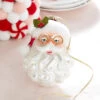 Raz 6.5" Santa With Glasses Glass Christmas Ornament 4352897 -The Jelly Christmas Shop 4352897 85160.1685543282