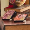 Raz Eric Cortina 4.25" Chinese Floral Fan Glass Christmas Ornament 4353138 -The Jelly Christmas Shop 4353138 33511.1685563893