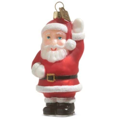 Raz Eric Cortina 3.5" Or 8" Waving Santa Blow Mold Glass Christmas Ornament -The Jelly Christmas Shop 4353153 1 78469.1691093522