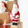 Raz Eric Cortina Large 8" Santa Blow Mold Glass Christmas Ornament 4353170 -The Jelly Christmas Shop 4353170 42430.1691080310