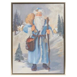 Raz 23.5" Old World Santa Textured Framed Wall Art Christmas Decoration 4357354 -The Jelly Christmas Shop 4357354 37844.1685641806