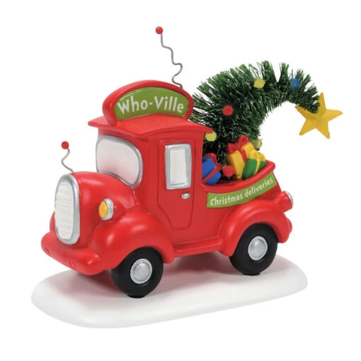 Department 56 The Grinch Village Who-ville Christmas Deliveries Figure 6009729 - Image 2
