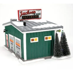 Department 56 Snow Village First Edition Jackson & Son's Hardware 6013447FE -The Jelly Christmas Shop 6013447 5 11998.1696869683
