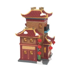 Department 56 Christmas In The City First Edition Lunar Dragon Tea House 6014549FE -The Jelly Christmas Shop 6014549 2 32564.1696868602
