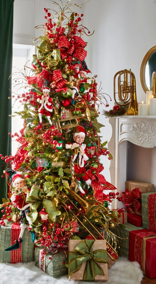 Raz 7.5' Or 9' Snake Light Green Slim Spruce Artificial Christmas Tree - Image 2