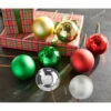 Raz 12" Set Of 2 Red, Gold, Silver Or Green Ball Ornament Christmas Tree Pick -The Jelly Christmas Shop F4202556 edit 2 33617.1650483904