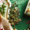 Raz 30" Glittered Holly And Pinecone Christmas Tree Spray F4306679 -The Jelly Christmas Shop F4306679 55861.1686067682