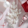 Raz 29" White Glittered Holly Christmas Tree Spray F4322740 -The Jelly Christmas Shop F4322740 01144.1686147054