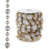 Raz 10 Yd Gold And Jewel Crystal Christmas Garland G4202292 -The Jelly Christmas Shop G4202292 10335.1650992790