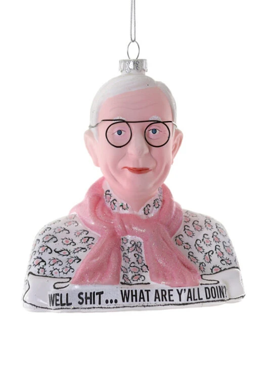 Cody Foster 5.25" Leslie Jordan Glass Christmas Ornament GO-8074