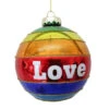 December Diamonds 4" Rainbow LOVE Glass Christmas Ornament 79-81111 -The Jelly Christmas Shop Item79 81111.jpg 95955.1687365180