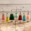 Bethany Lowe Set Of 7 Christmas Mini Cupcake Trees Christmas Decoration LC1543 -The Jelly Christmas Shop LC1543 12520.1675180112