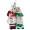 Kurt Adler 5" Noble Gems Mr. & Mrs. Santa With Cookies Glass Christmas Ornament NBX0067 2 Kurt Adler 5" Noble Gems Mr. & Mrs. Santa With Cookies Glass Christmas Ornament NBX0067 -The Jelly Christmas Shop NBX0067 edit 07519.1678223531
