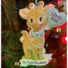 Giraffe Blue Balloon Personalized Christmas Ornament OR2236-M -The Jelly Christmas Shop OR2236 M EDOT 21686.1666291829
