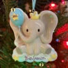 Boy Baby Elephant Personalized Christmas Ornament OR2361-M -The Jelly Christmas Shop OR2361 M EDIT 62821.1666042248