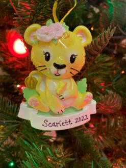 Girl Lion Cub Personalized Christmas Ornament OR2362-F 6 Girl Lion Cub Personalized Christmas Ornament OR2362-F -The Jelly Christmas Shop OR2362 F 67376.1665072115